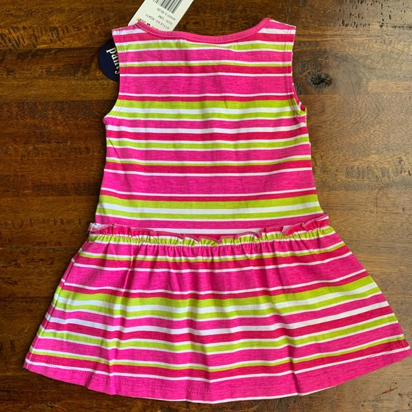 Brand New Multi Coloured Striped Dress Size 12 months - Picture 6 of 8